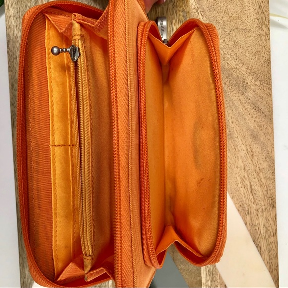 Baggallini Hudson Wallet in Orange - Picture 3 of 6
